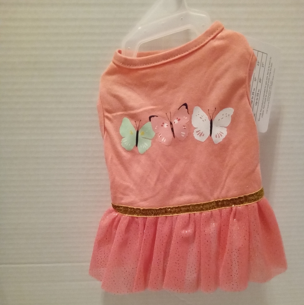 Butterfly Ballerina Doggie Dress Size XS